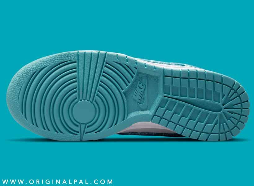 کتونی نایک اصل مدل Nike Dunk Paisley Blue