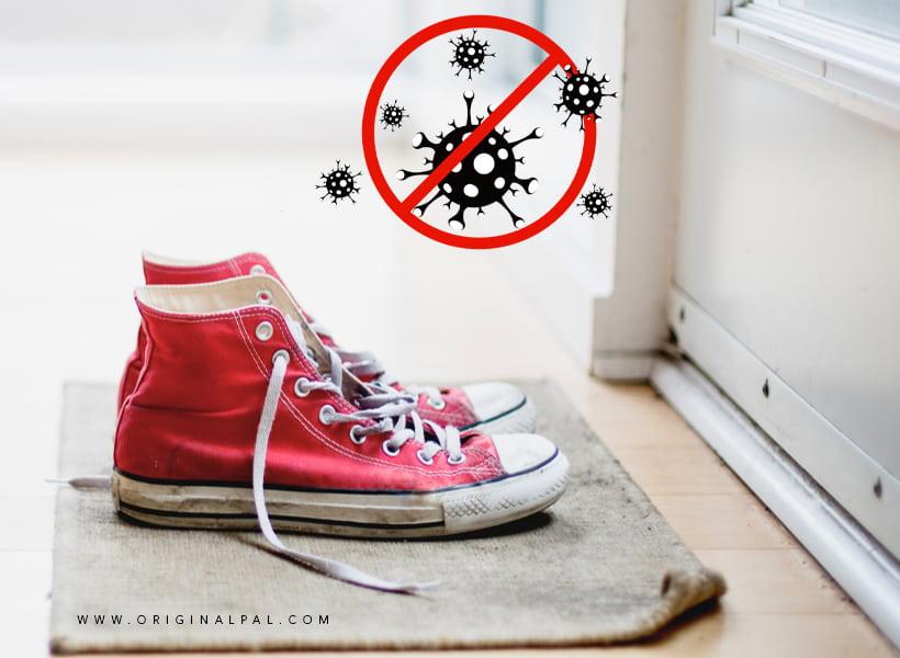 کفش‌های آلوده به ویروس کرونا را در کجا قرار دهیم؟